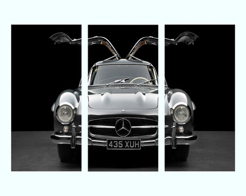 1956 Mercedes Benz 300 SL Art Print Triptych