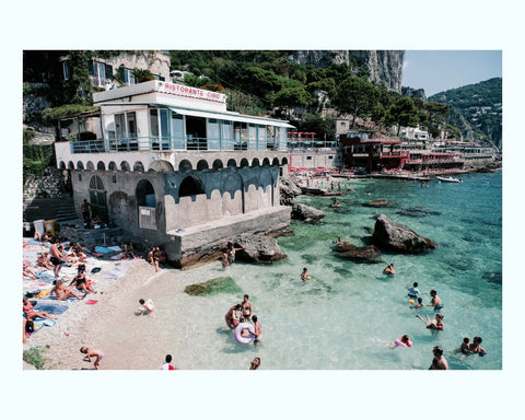 Baia Cannone Bathing Art Print