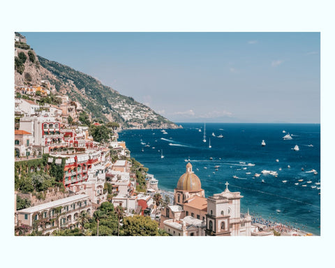 The Arrival, Positano Art Print