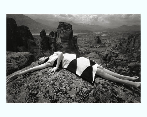 Jan Ward at Monument Valley, 1971 Art Print