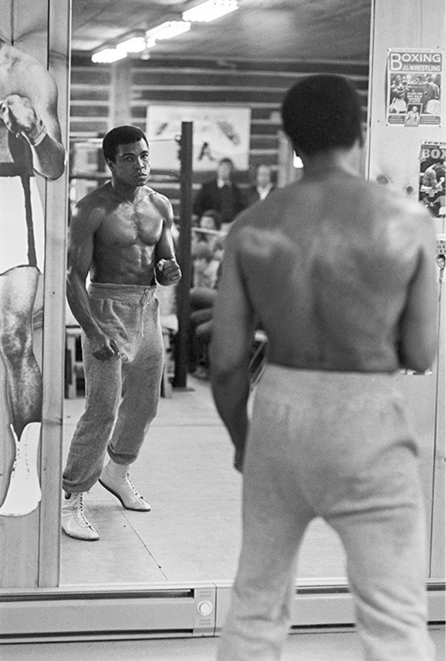 Muhammad Ali at the Training Camp, 1977 Art Print