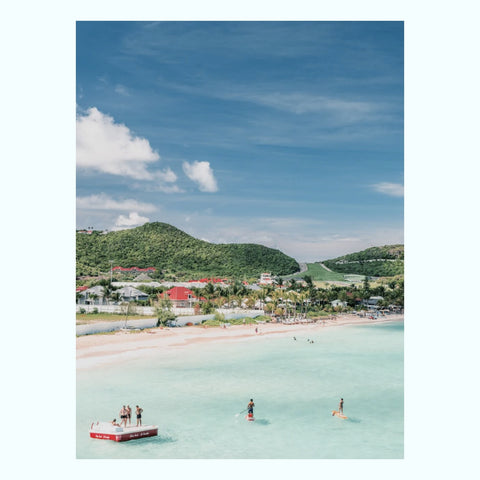 Sun Sand Sail, St Barths Art Print