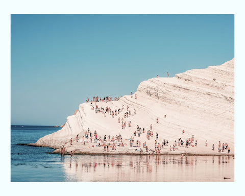 Porto Rotondo Beach Diptych Art Print Set