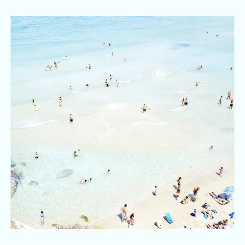 Porto Rotondo Beach Diptych Art Print Set