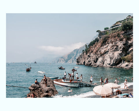 Portofino Harbour Art Print