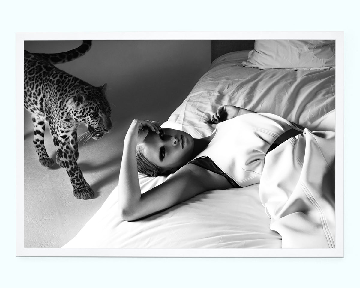 Cheetah in the Bedroom Art Print - 55MAX