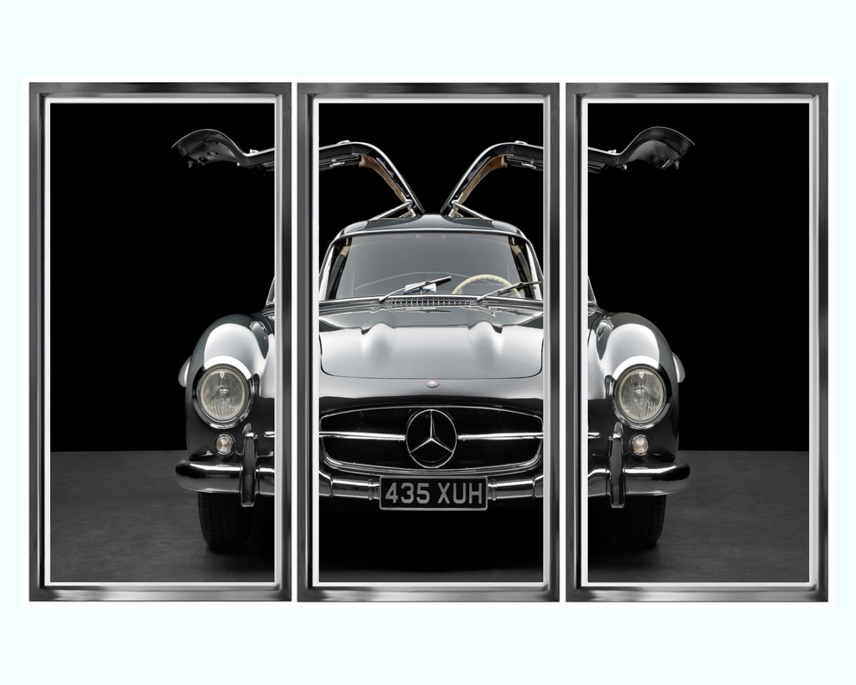 1952 Mercedes Benz 300 SL Art Print Triptych