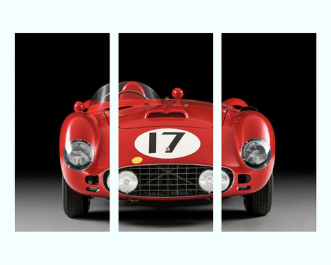 1956 Ferrari 860 Monzo Art Print Triptych