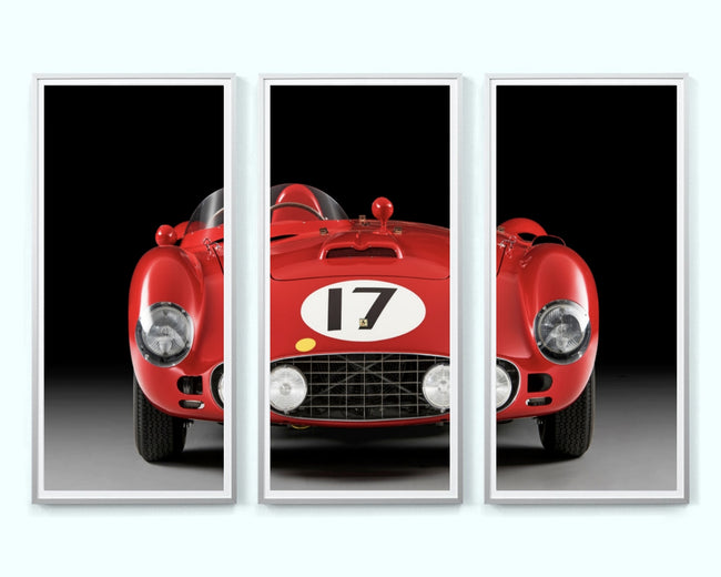 1956 Ferrari 860 Monzo Art Print Triptych