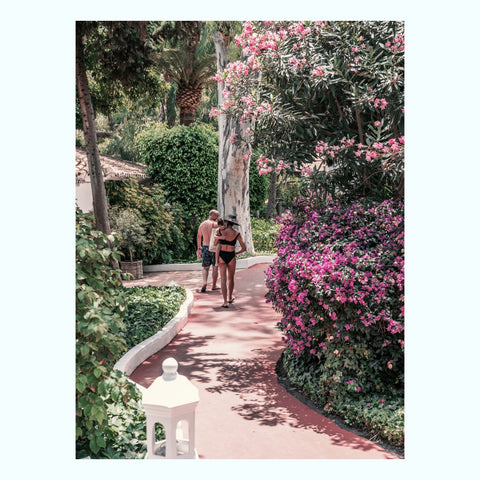 Andalusian Afternoons at The Marbella Club Hotel Art Print