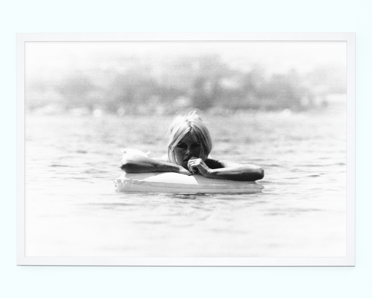 Brigitte Bardot at Sea Art Print