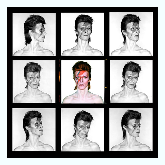 David Bowie Aladdin Sane Contact Sheet Art Print