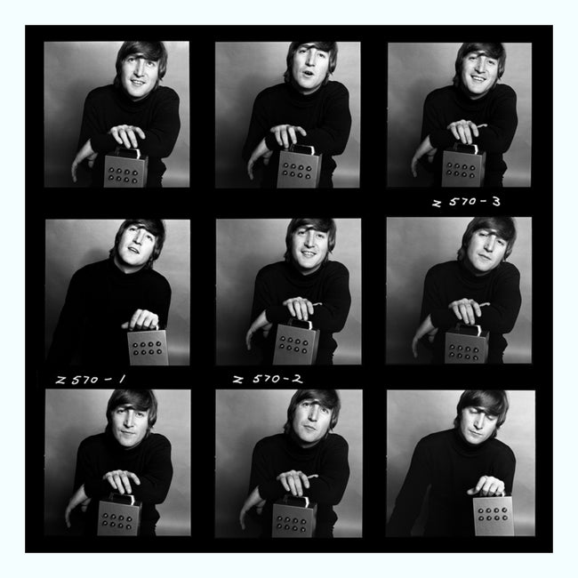 John Lennon Contact Sheet Art Print