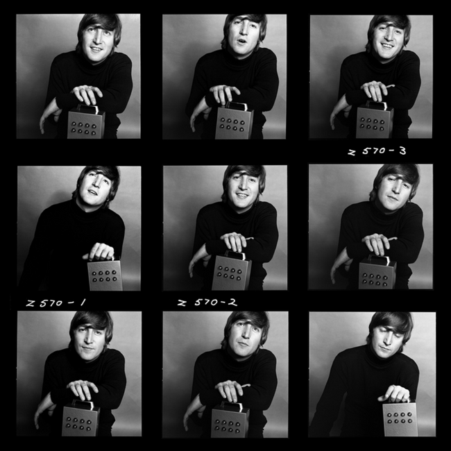 John Lennon Contact Sheet Art Print