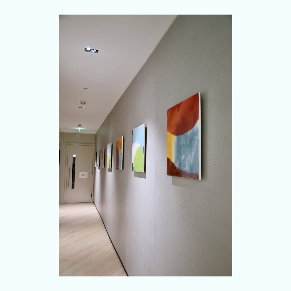 artwork in corridoor