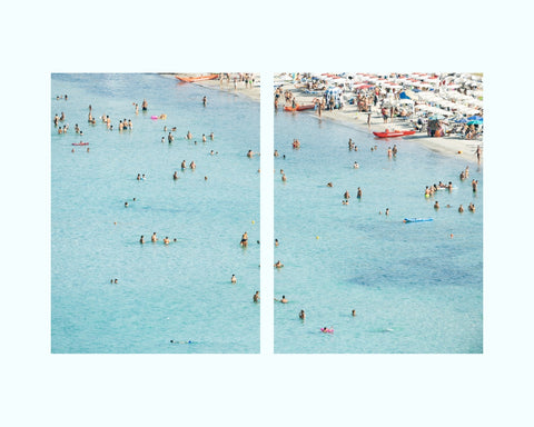 Sea Salines Beach in Ibiza Island Art Print