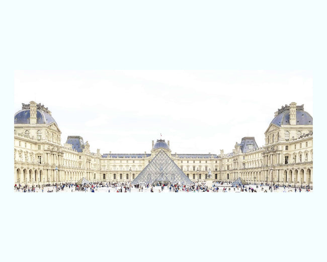 The Louvre With You Art Print