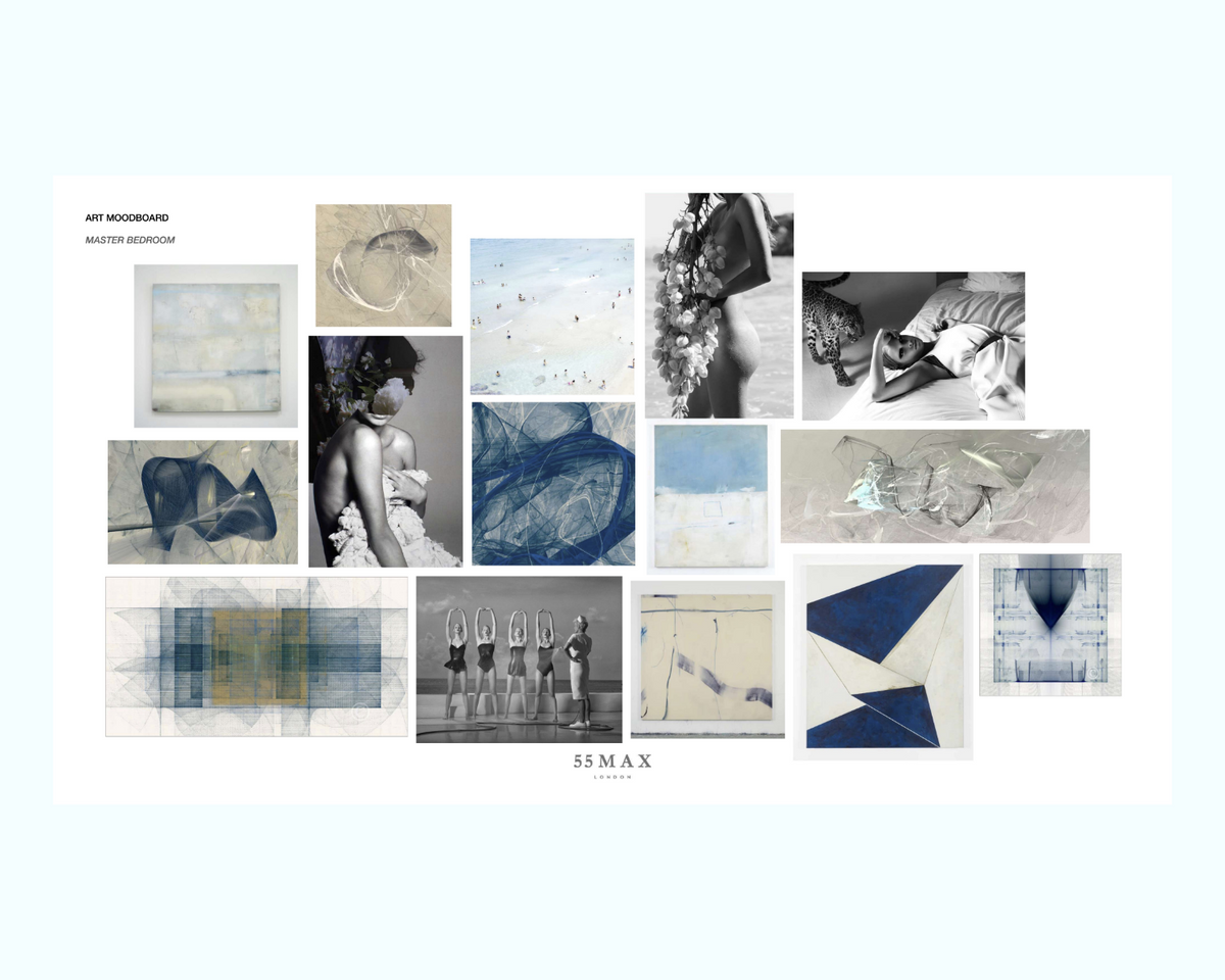 art print mood board