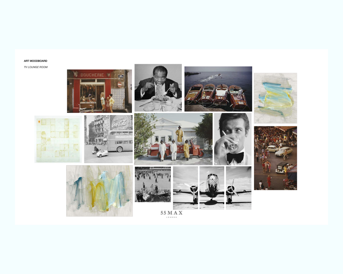 art print moodboard