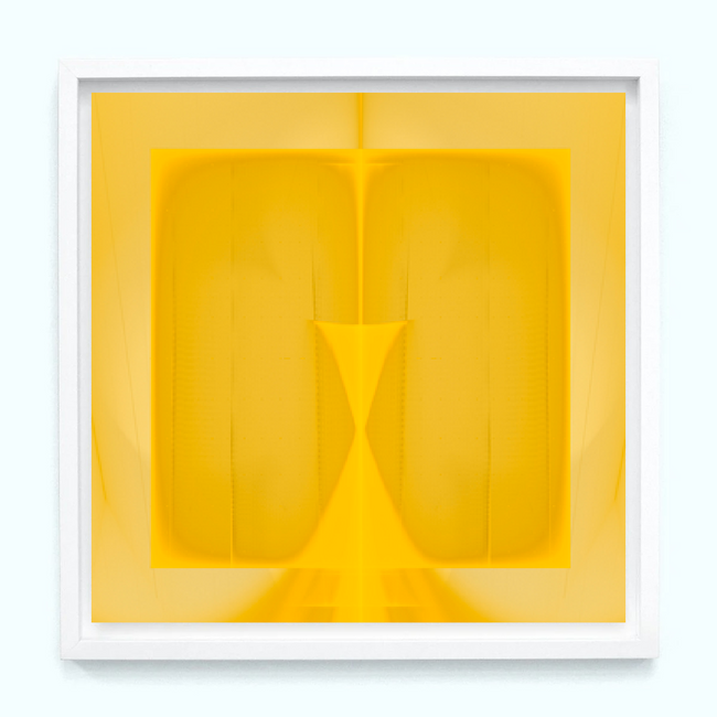 Yellow Square 6841 Art Print