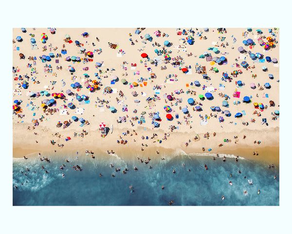Aerial Beach View Art Print - 55MAX