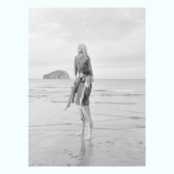 Bardot on the Beach Art Print - 55MAX