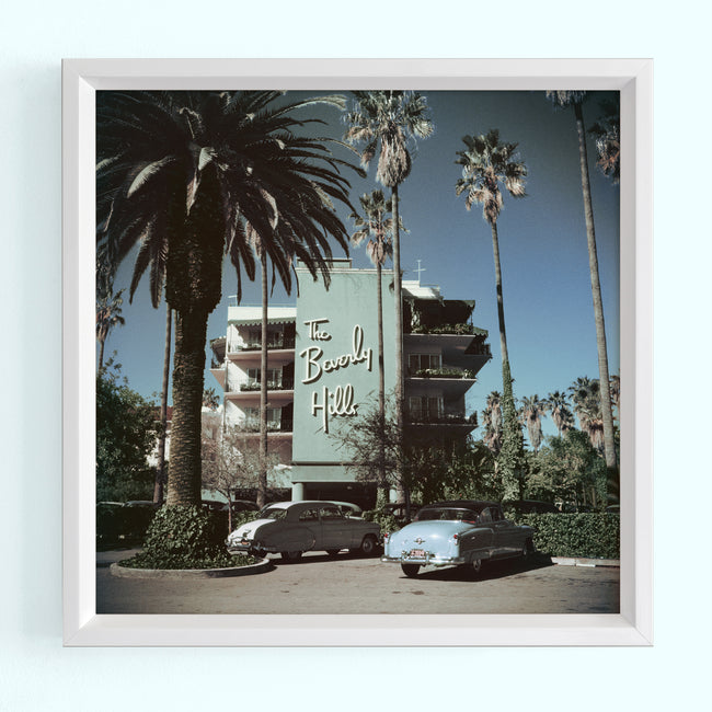 Beverly Hills Hotel, 1957 Art Print