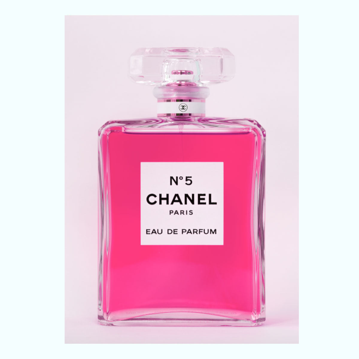 I Only Wear Chanel No.5 (Pink) Art Print