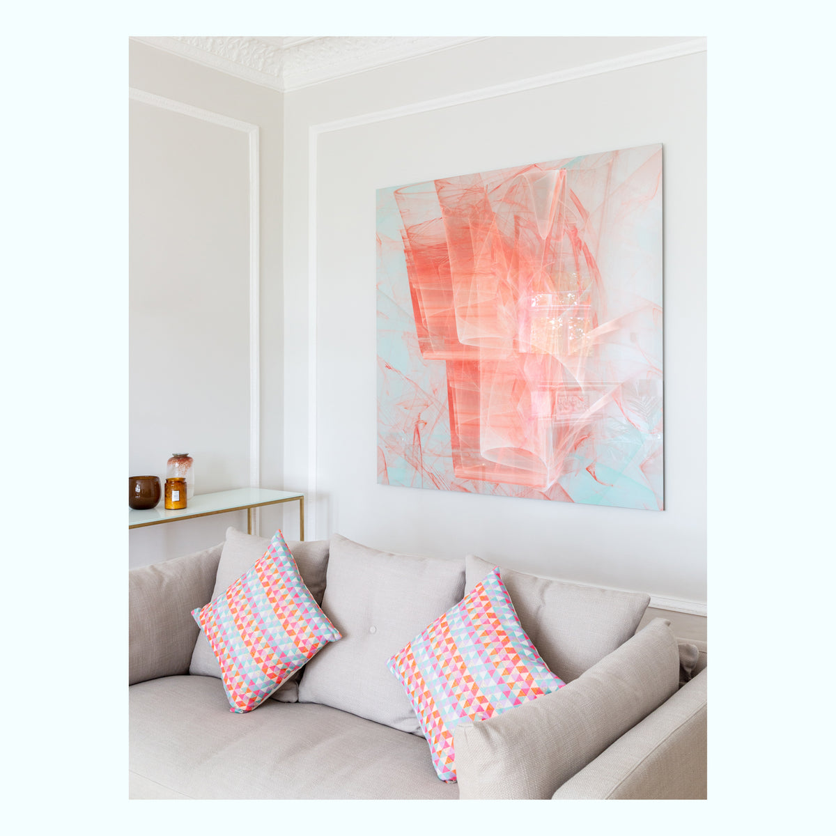 Pink Abstract Art Print