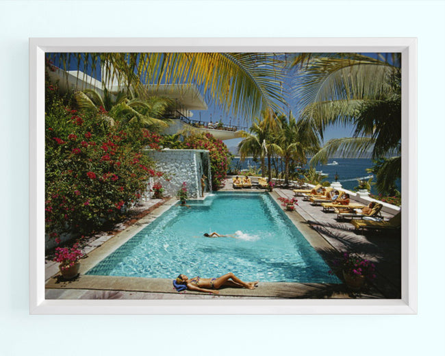 Pool at Las Hadas Art Print