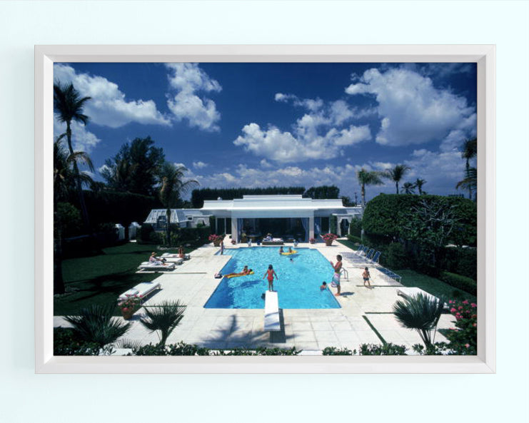Pool in Palm Beach Art Print