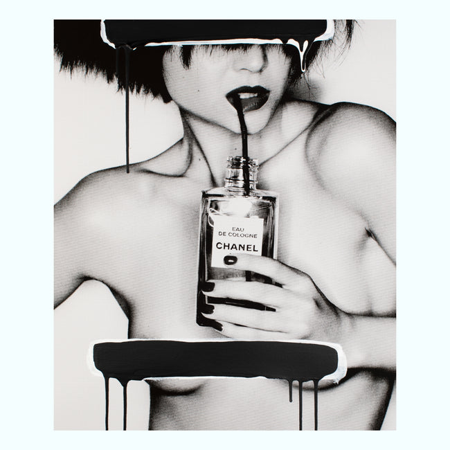 Chanel on the Rocks Art Print