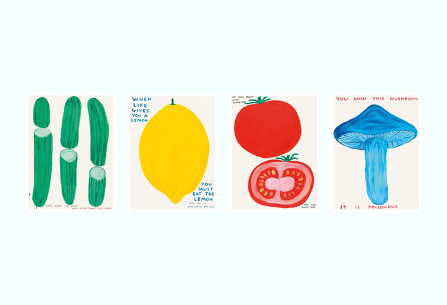 David Shrigley Food Poster Set