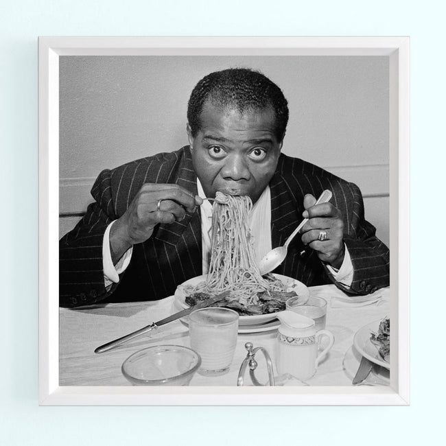 Dinner Jazz Art Print