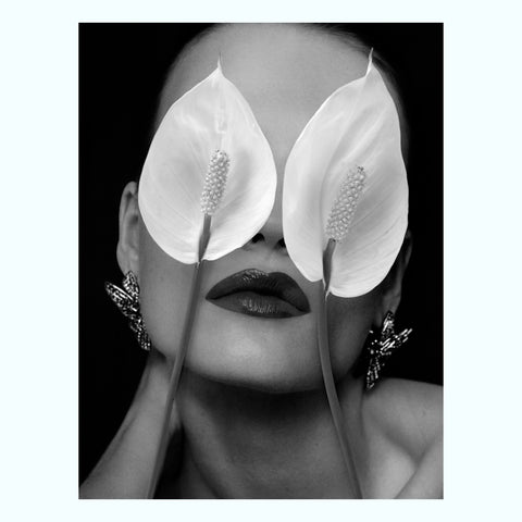 Blind For Love Orchids Art Print