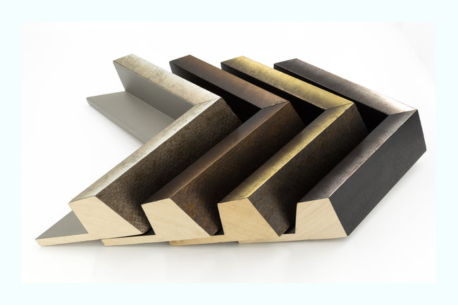 Metallic Angled Rustic Tray Frame