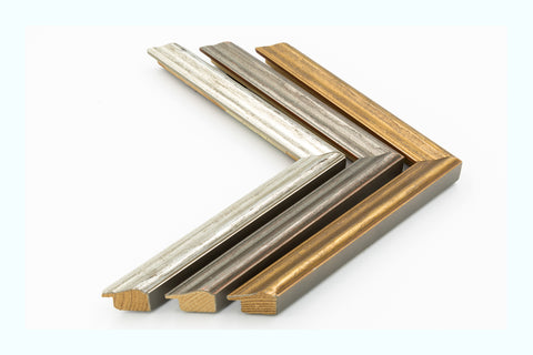 Thin Rustic Metallic Wood