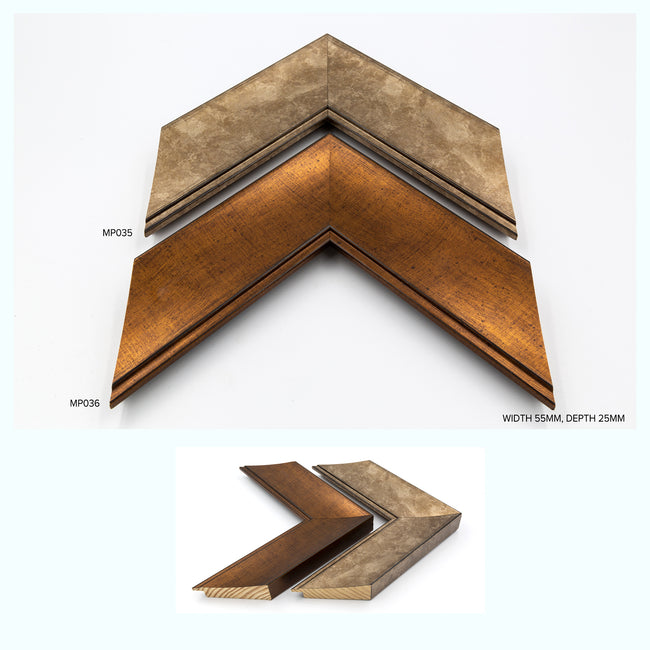 Double Angled Metallic Wood Picture Frame from 55MAX
