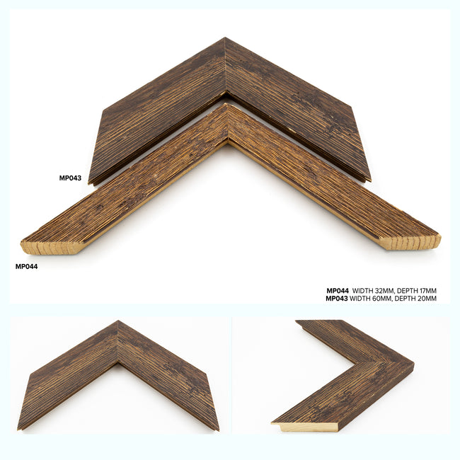 Dark Brown Textured Wood
