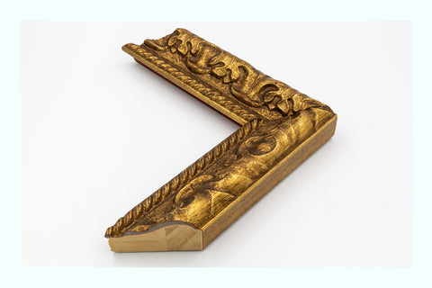 Ornate Gold Wood Three
