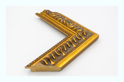Ornate Gold Wood Four