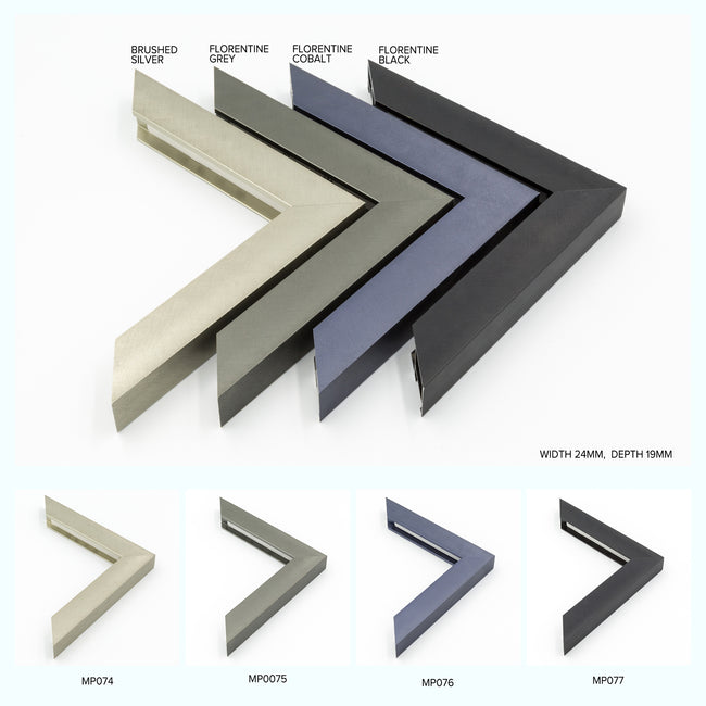 Brushed Metallic Steel