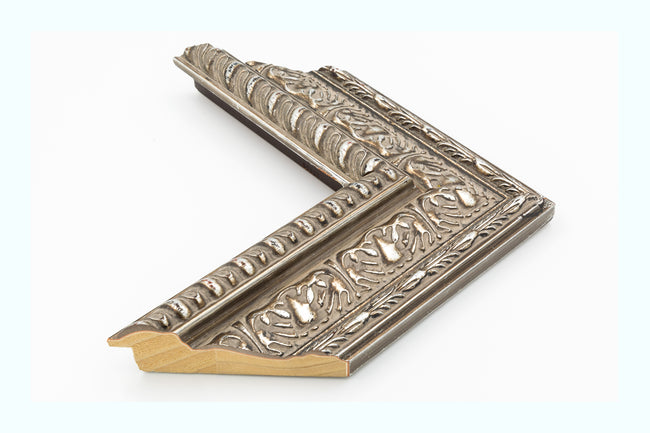 Silver Ornate Wood