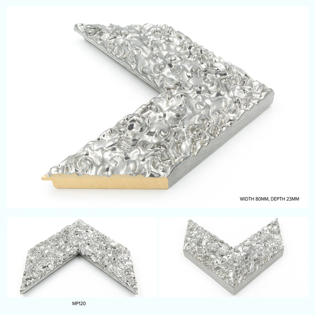 Bobbly SIlver Wood