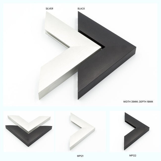 Brushed Slightly Curved Aluminium