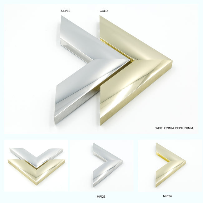 Polished Slightly Curved Aluminium