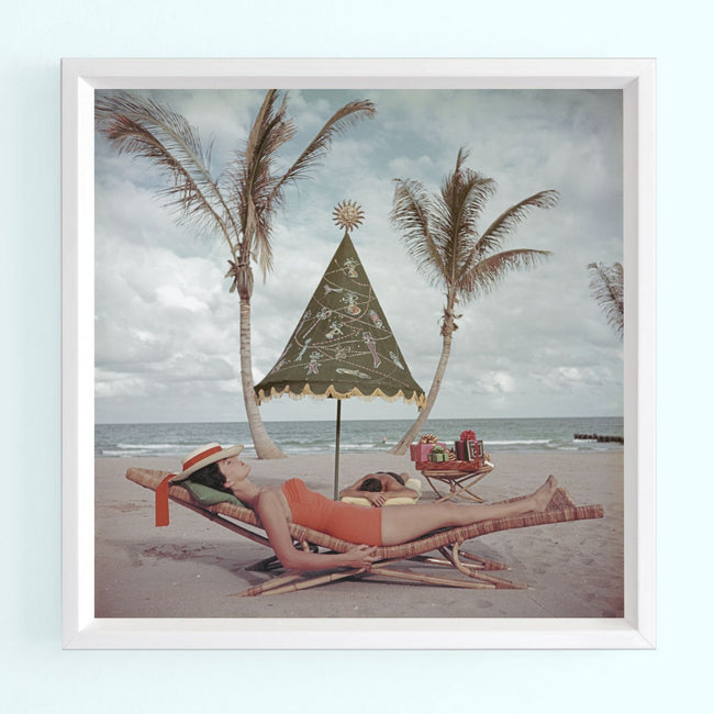 Palm Beach Idyll Art Print