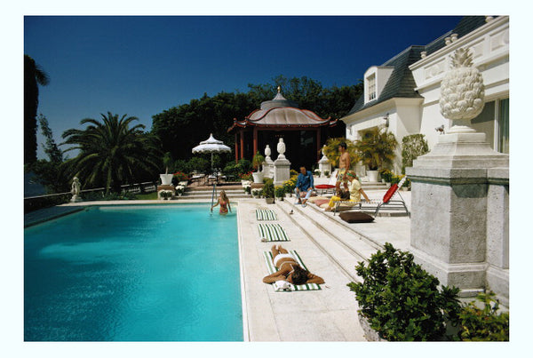 Poolside Chez Holder Art Print - 55MAX