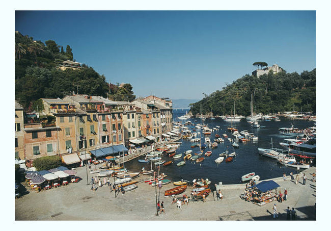 Portofino Harbour Art Print