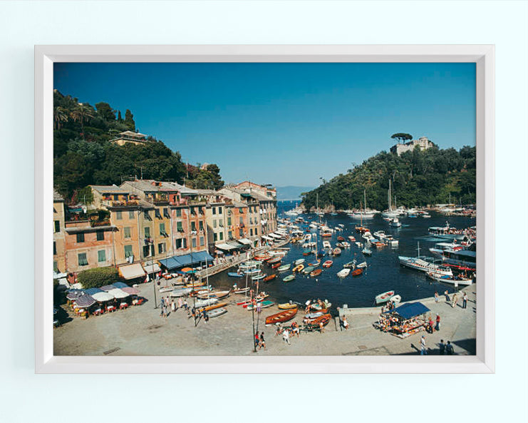 Portofino Harbour Art Print